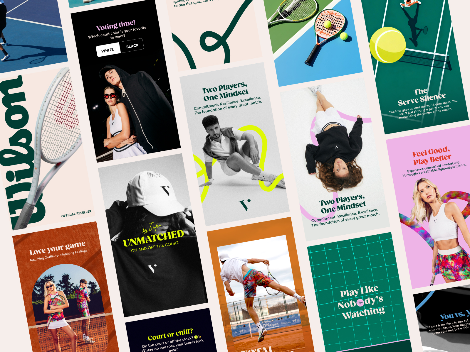 Iconography, patterns and social media templates